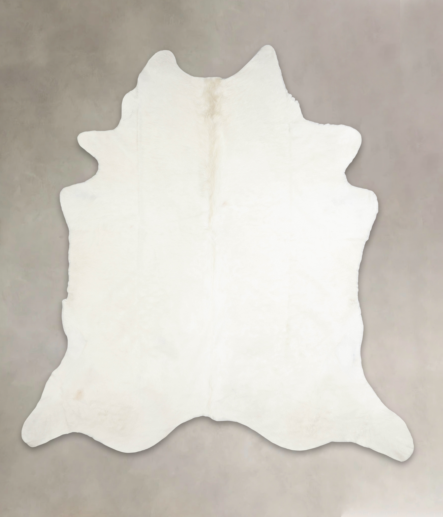 Solid White Cowhide Rug #A28887