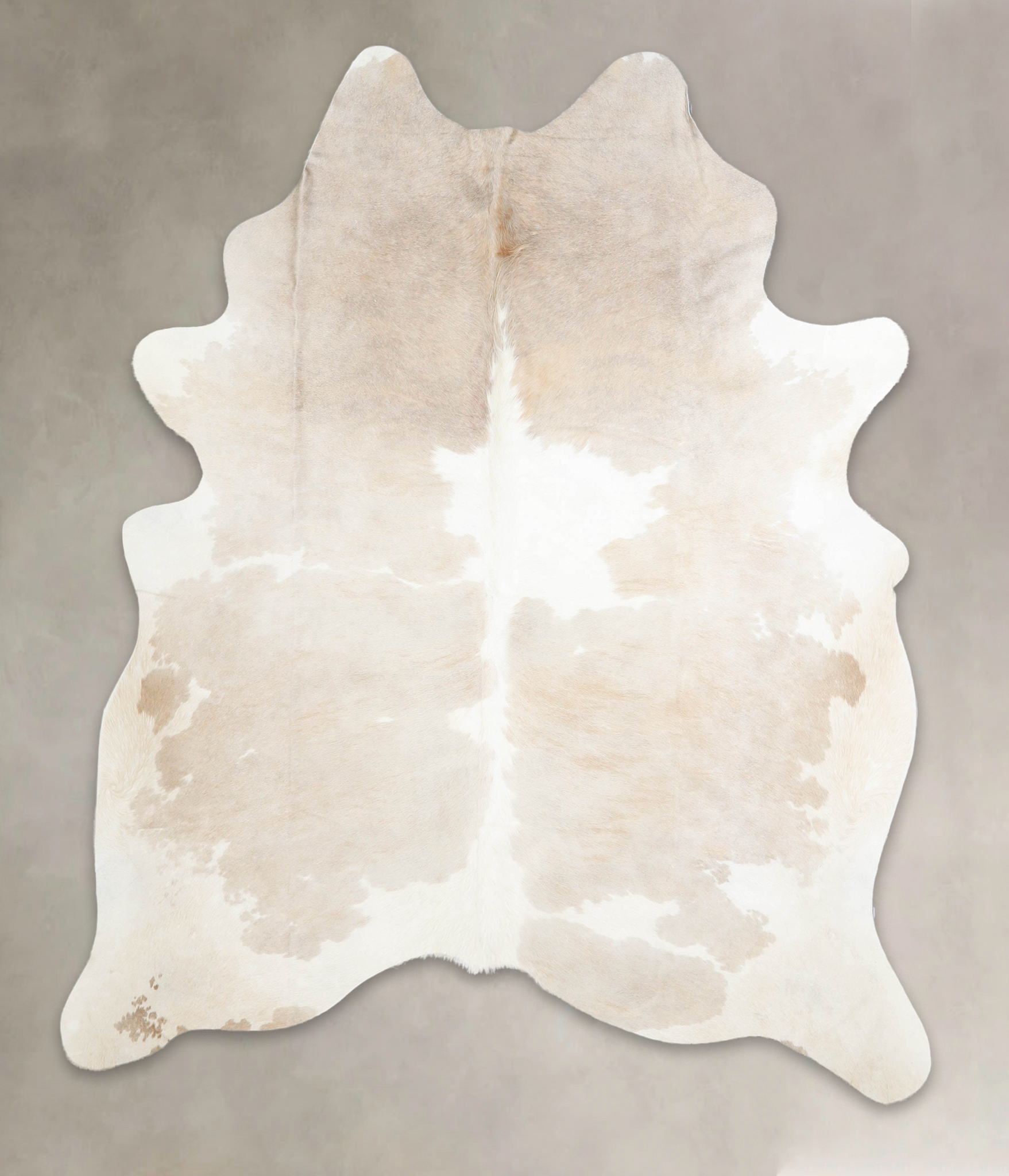 Beige and White Cowhide Rug #A28919