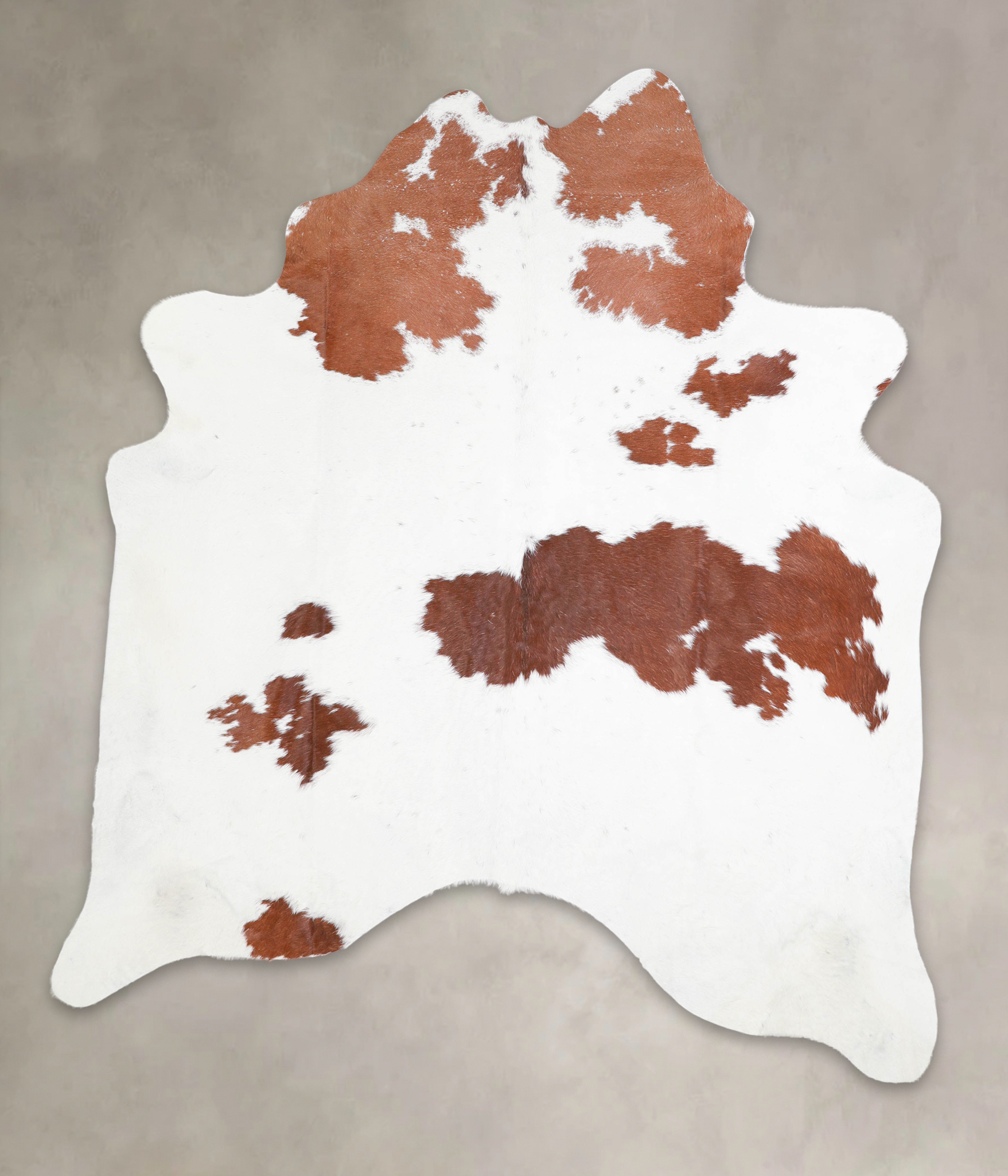 Brown and White Cowhide Rug #A28945