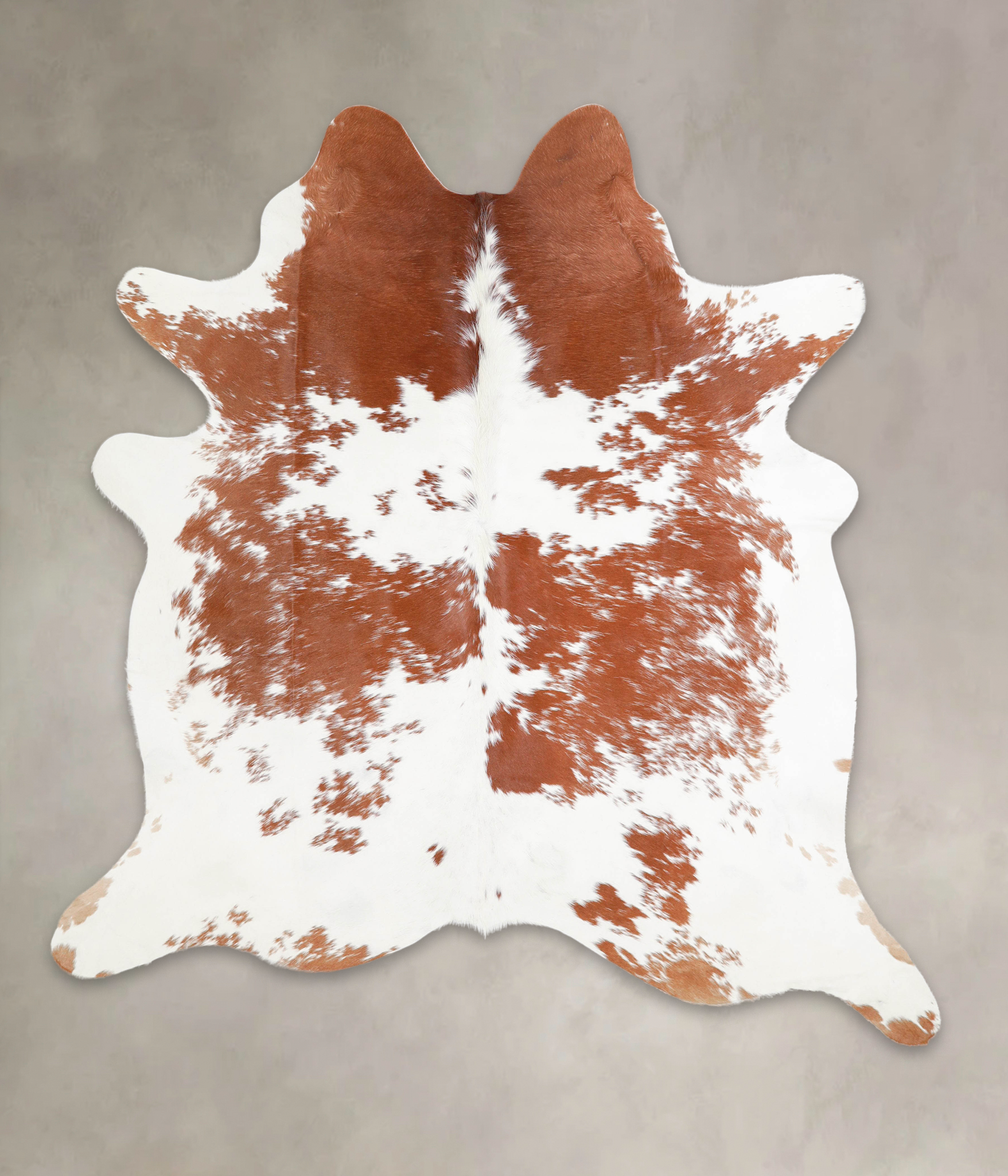 Brown and White Cowhide Rug #A28998