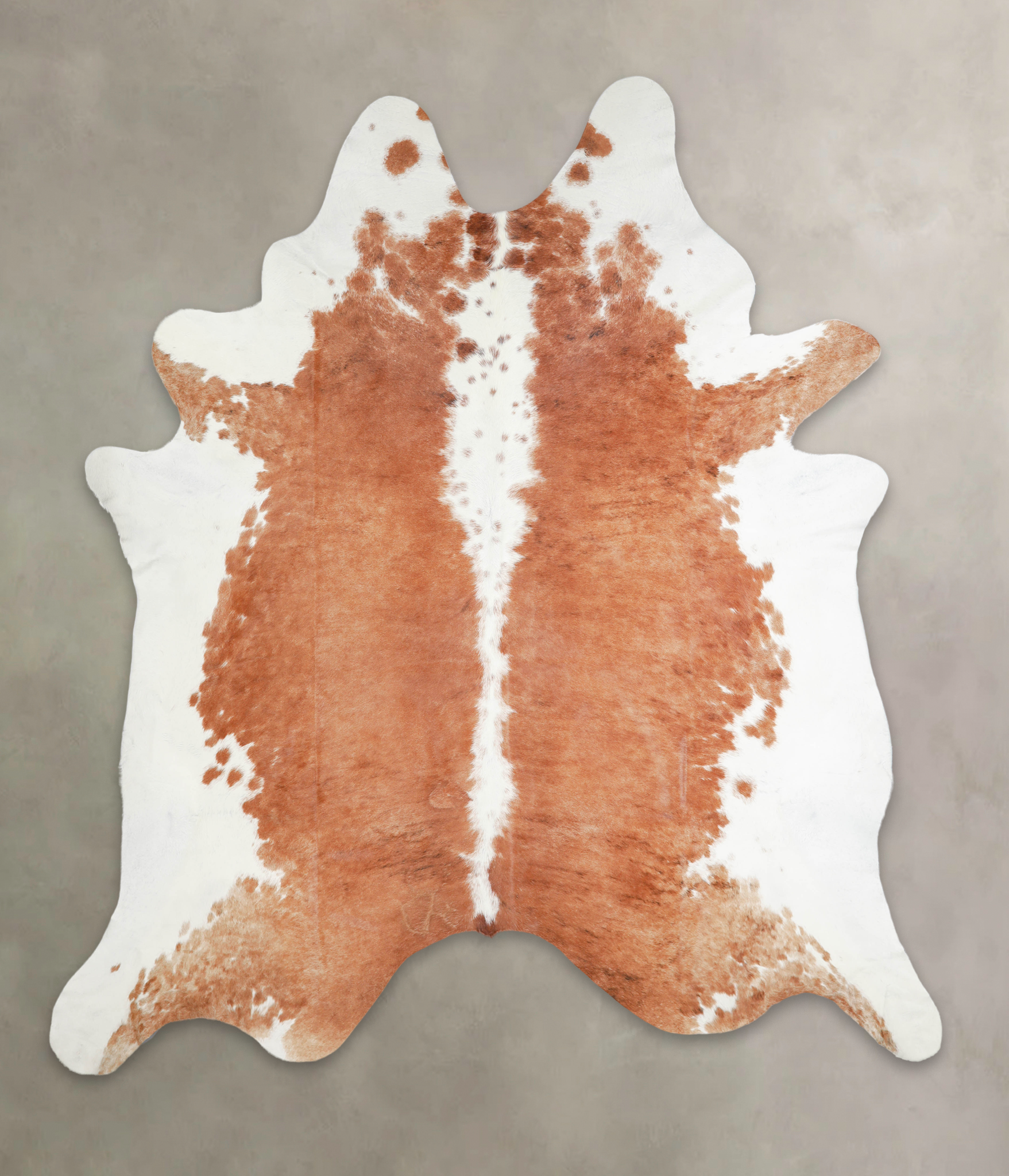 Brown and White Cowhide Rug #A29184