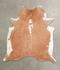 Brown and White Regular XX-Large Brazilian Cowhide Rug 8'8
