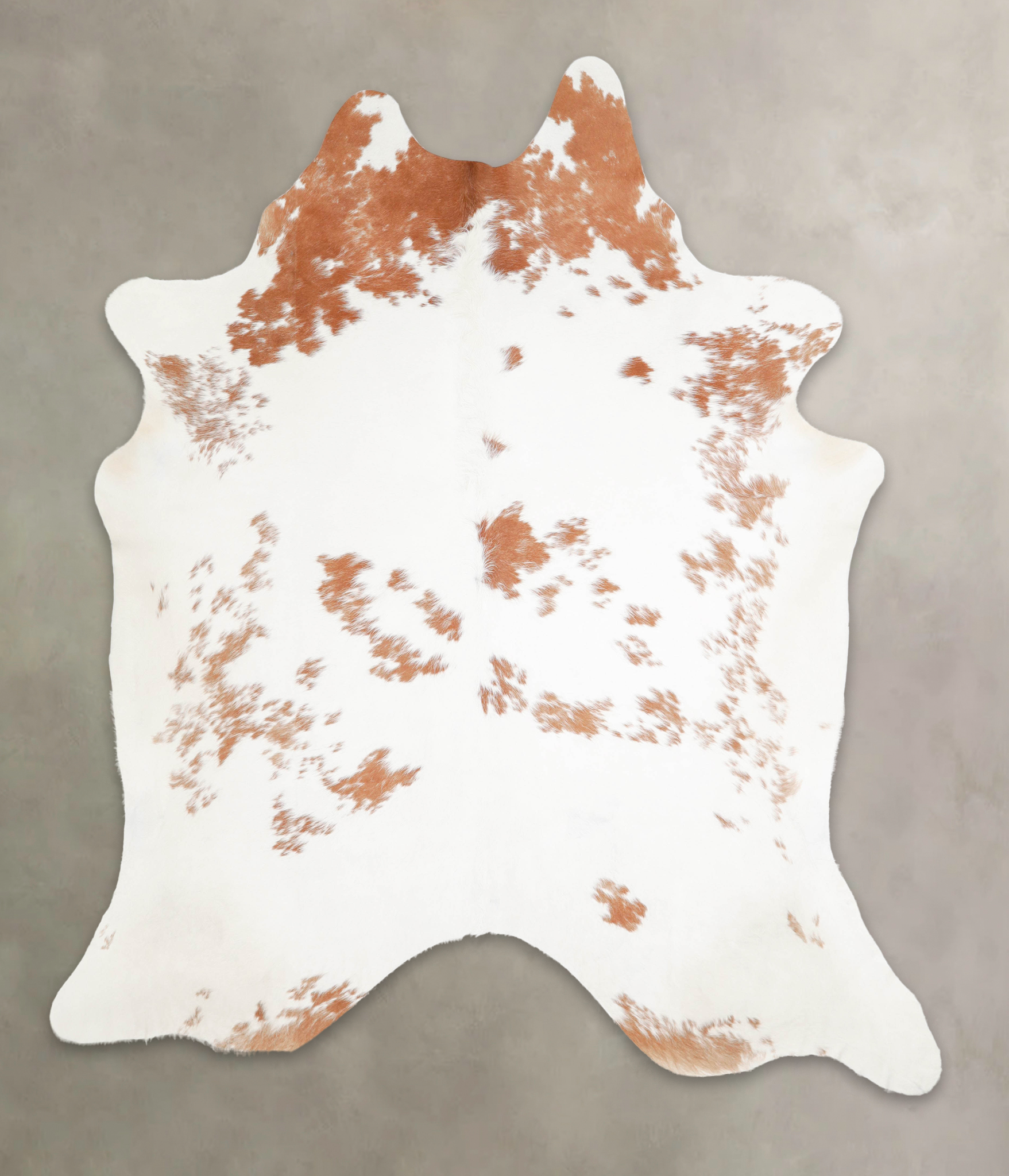 Brown and White Cowhide Rug #A29261