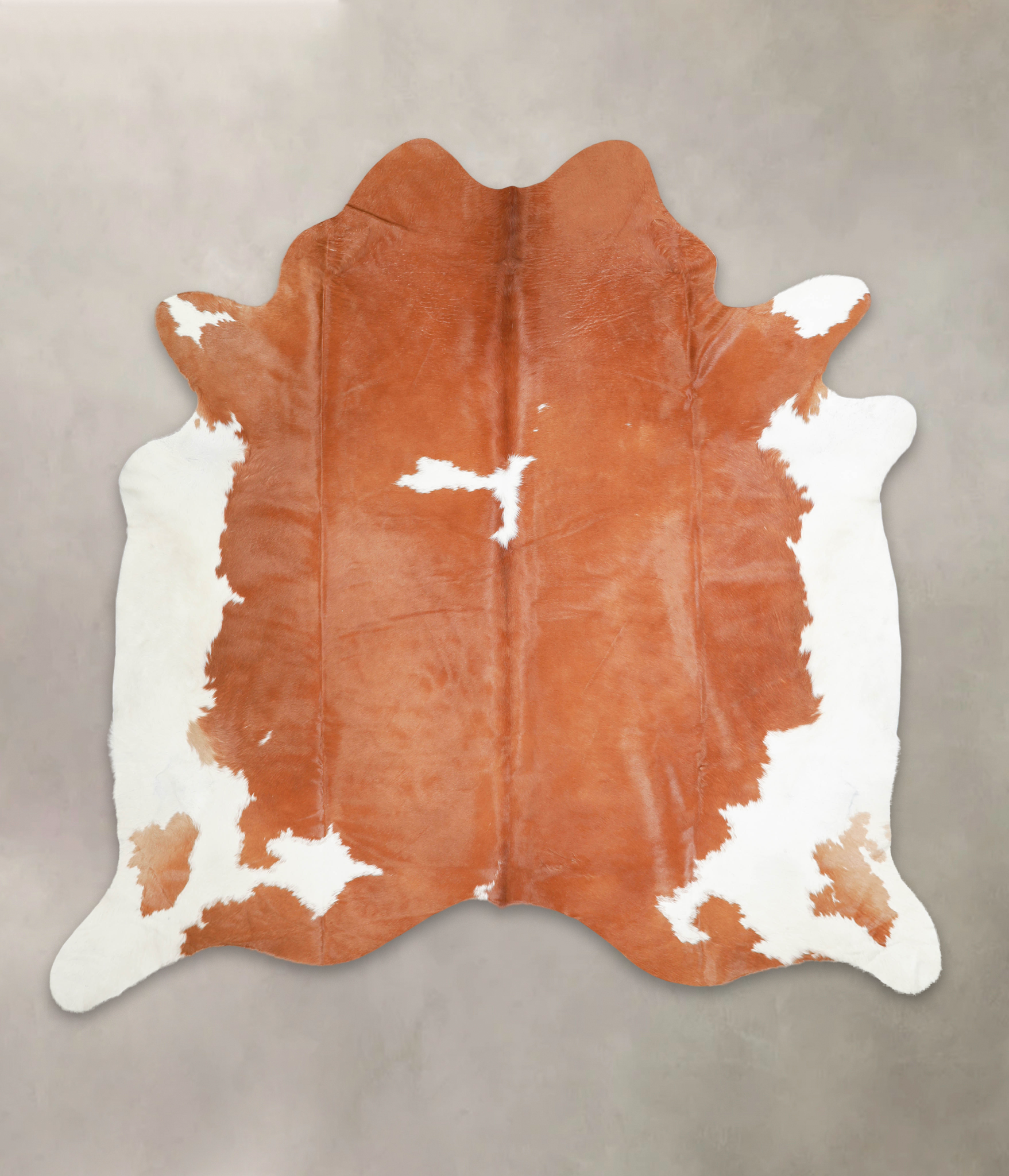 Brown and White Cowhide Rug #A29269