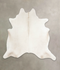 Ivory with Beige Large Brazilian Cowhide Rug 6'0