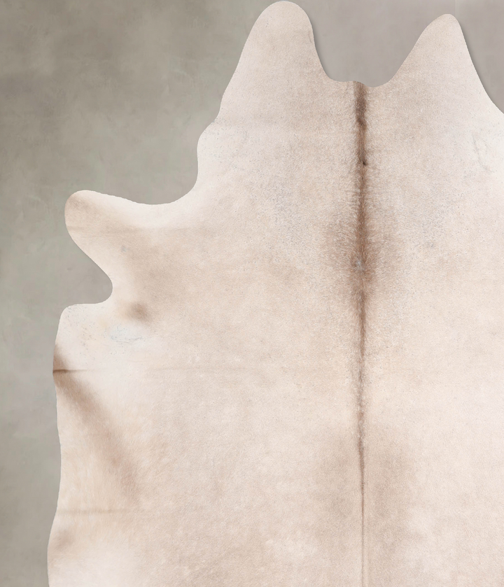 Champagne XX-Large Brazilian Cowhide Rug 7'8"H x 6'10"W #A29360 by Hudson Hides