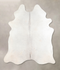Light Grey X-Large Brazilian Cowhide Rug 7'4
