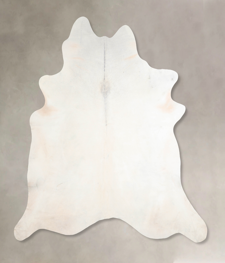 Ivory with Beige XX-Large Brazilian Cowhide Rug 8'1"H x 7'8"W #A29781 by Hudson Hides