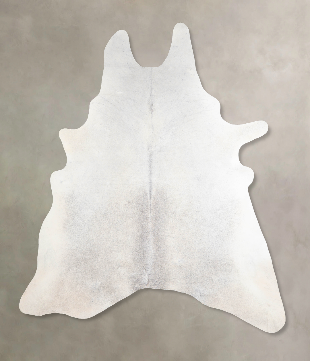 Light Grey X-Large Brazilian Cowhide Rug 7'7"H x 6'4"W #A29804 by Huds