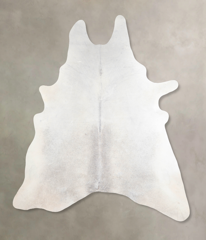 Light Grey X-Large Brazilian Cowhide Rug 7'7"H x 6'4"W #A29804 by Hudson Hides