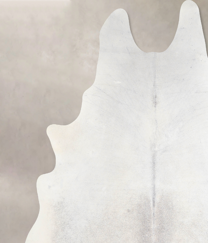 Light Grey X-Large Brazilian Cowhide Rug 7'7"H x 6'4"W #A29804 by Hudson Hides