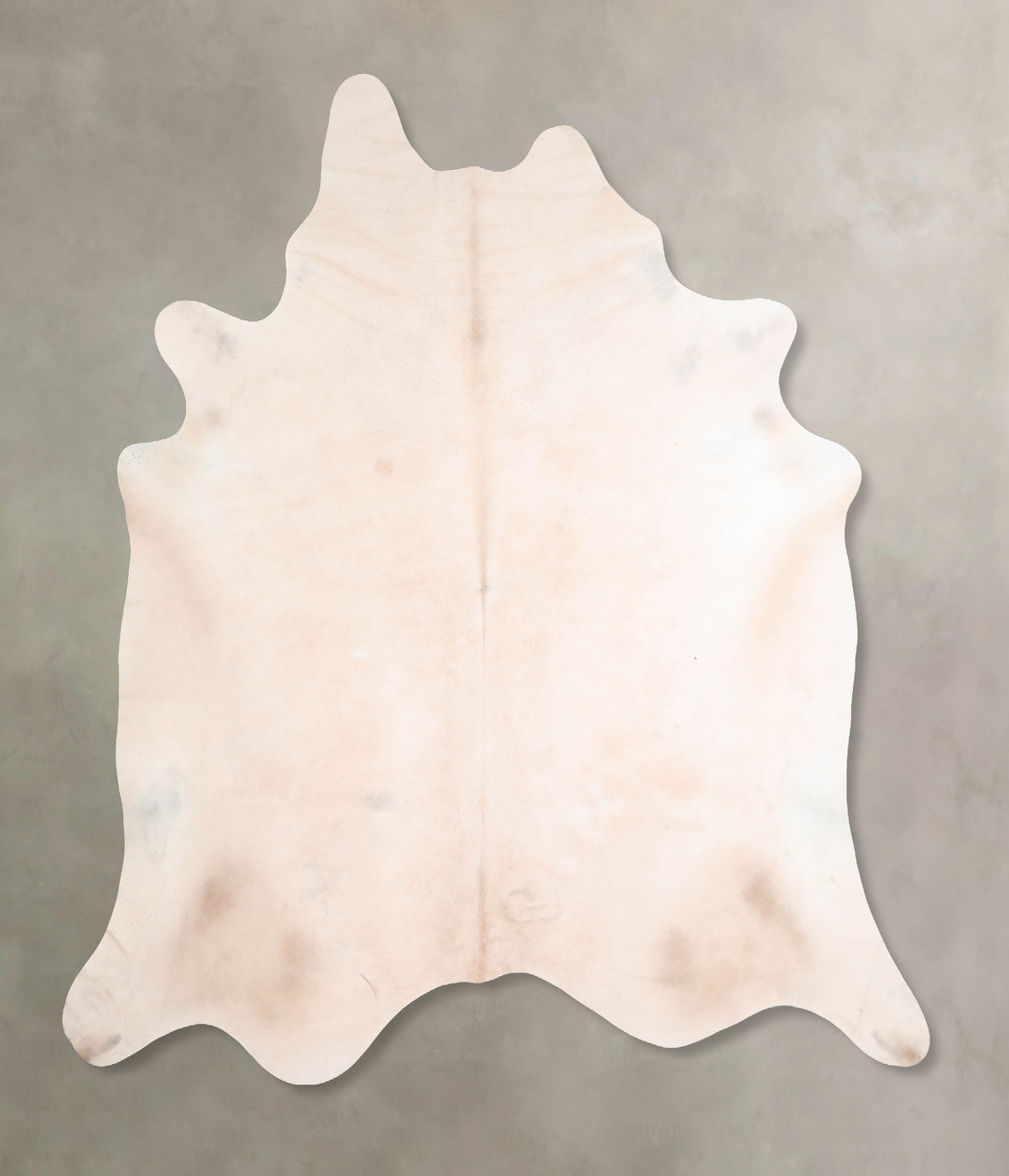 Beige XX-Large Brazilian Cowhide Rug 7'10"H x 7'3"W #A29854 by Hudson