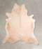 Beige XX-Large Brazilian Cowhide Rug 7'8
