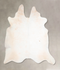 Ivory with Beige XX-Large Brazilian Cowhide Rug 8'2