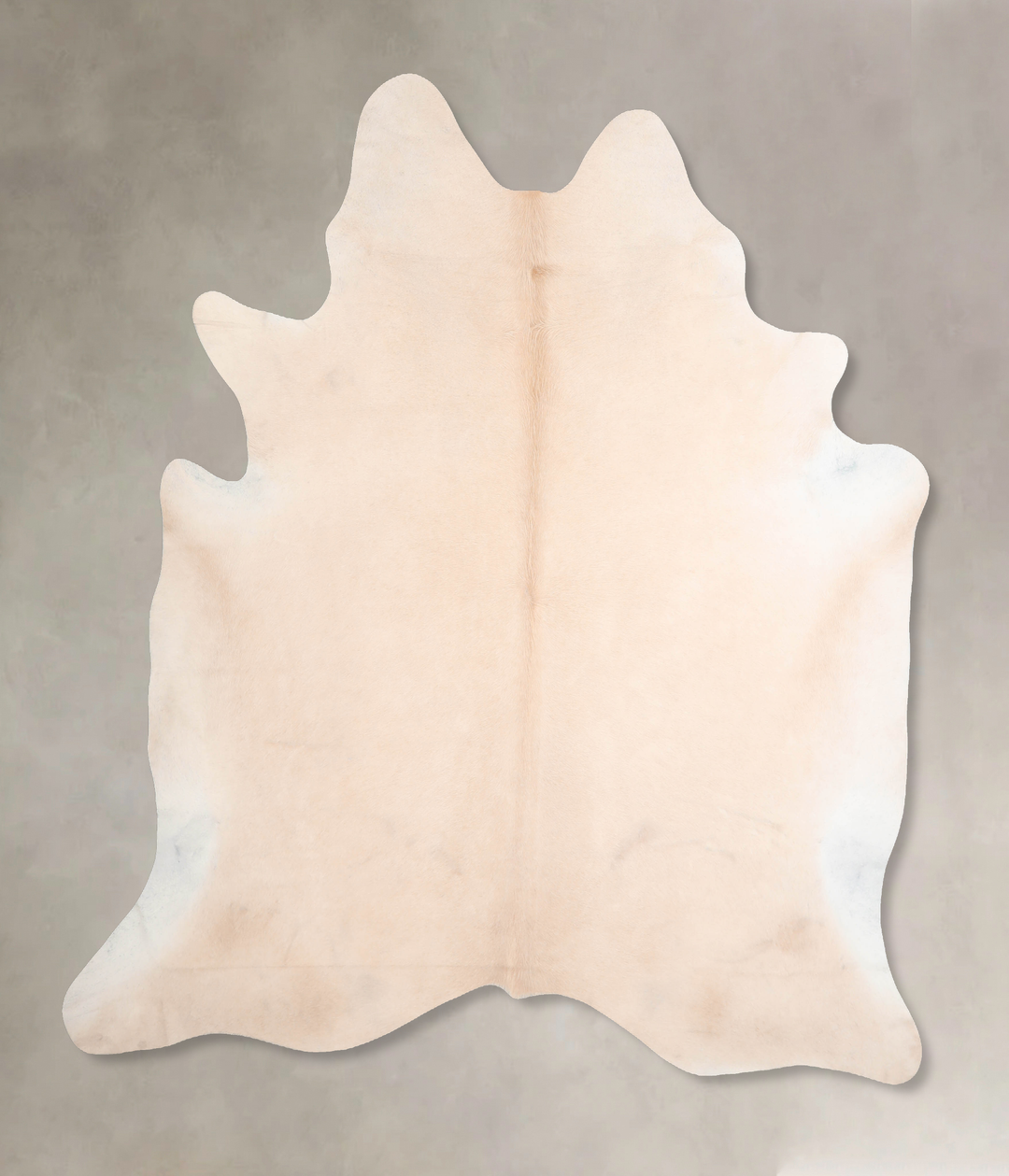 Beige XX-Large Brazilian Cowhide Rug 7'5"H x 6'10"W #A30092 by Hudson