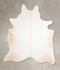 Ivory with Beige XX-Large Brazilian Cowhide Rug 7'5