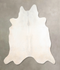 Ivory with Beige XX-Large Brazilian Cowhide Rug 8'1