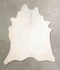 Ivory with Beige XX-Large Brazilian Cowhide Rug 8'6