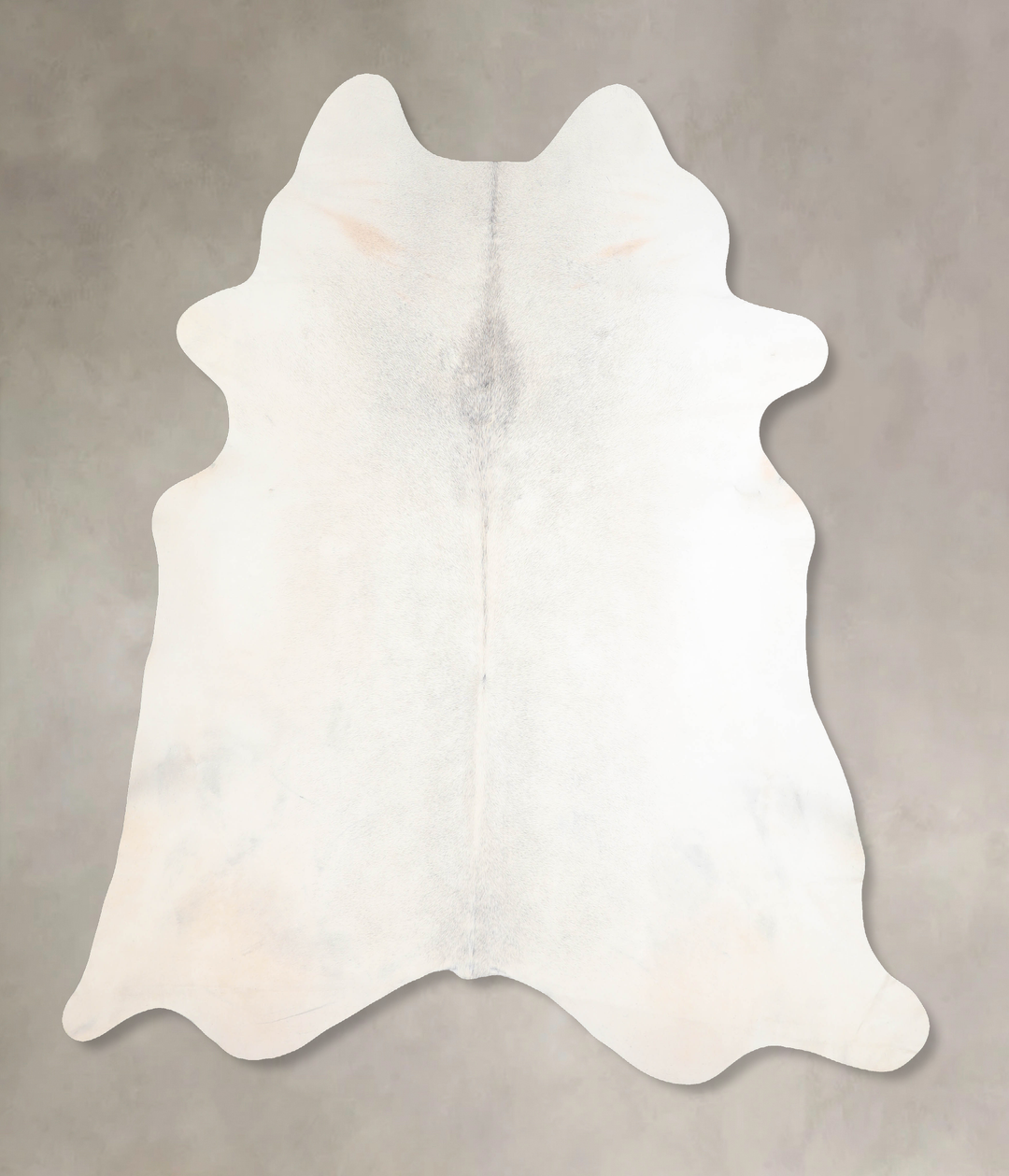 Light Grey XX-Large Brazilian Cowhide Rug 7'7"H x 6'11"W #A30373 by Hu
