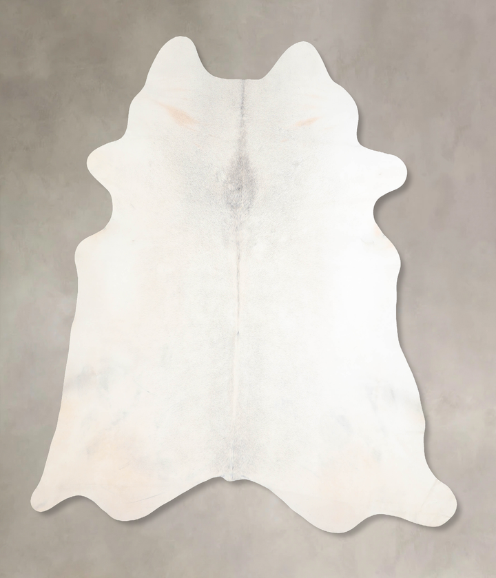 Light Grey XX-Large Brazilian Cowhide Rug 7'7"H x 6'11"W #A30373 by Hudson Hides