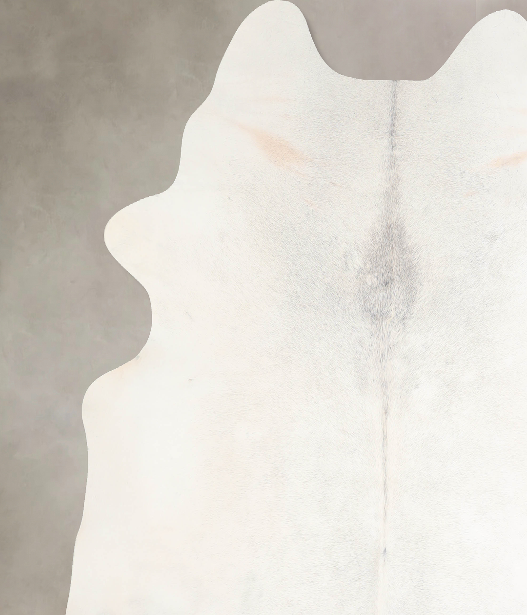 Light Grey XX-Large Brazilian Cowhide Rug 7'7"H x 6'11"W #A30373 by Hu