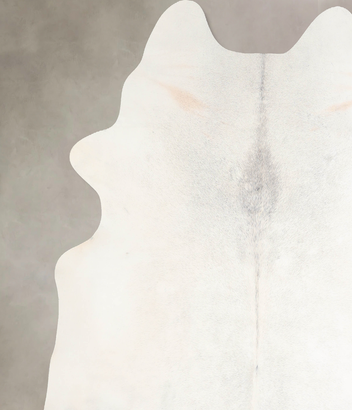 Light Grey XX-Large Brazilian Cowhide Rug 7'7"H x 6'11"W #A30373 by Hudson Hides