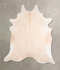 Beige XX-Large Brazilian Cowhide Rug 8'5