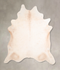 Ivory with Beige XX-Large Brazilian Cowhide Rug 8'3
