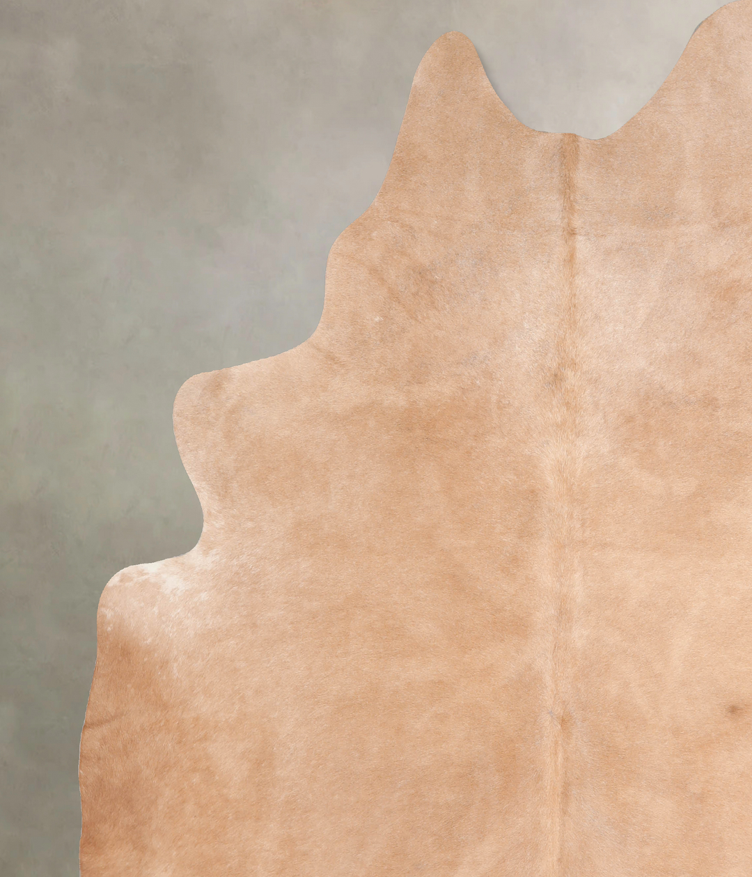 Beige XX-Large Brazilian Cowhide Rug 7'9"H x 7'1"W #A30652 by Hudson H