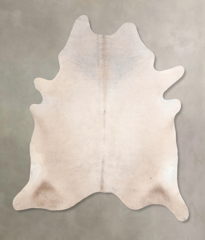 Grey with Beige XX-Large Brazilian Cowhide Rug 7'8"H x 6'8"W #A30673 by Hudson Hides