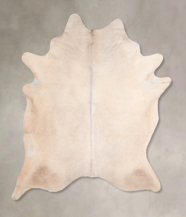 Beige XX-Large Brazilian Cowhide Rug 7'6"H x 6'10"W #A30675 by Hudson Hides