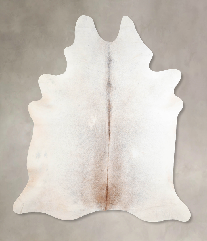 Grey with Beige XX-Large Brazilian Cowhide Rug 7'7"H x 6'9"W #A30768 by Hudson Hides