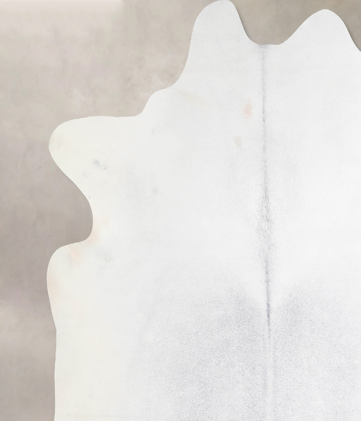 Light Grey X-Large Brazilian Cowhide Rug 6'9"H x 7'0"W #A30870 by Hudson Hides