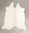 Light Grey Large Brazilian Cowhide Rug 6'0
