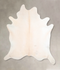 Ivory with Beige XX-Large Brazilian Cowhide Rug 8'6