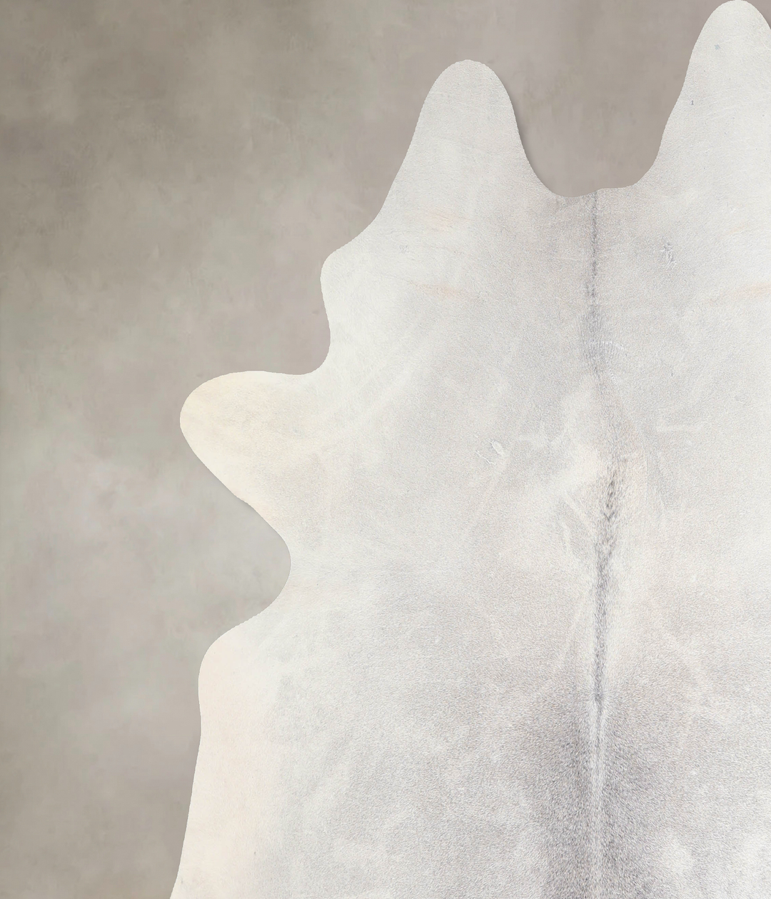 Medium Grey XX-Large Brazilian Cowhide Rug 7'6"H x 7'0"W #A31471 by Hu