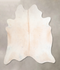 Ivory with Beige XX-Large Brazilian Cowhide Rug 7'6