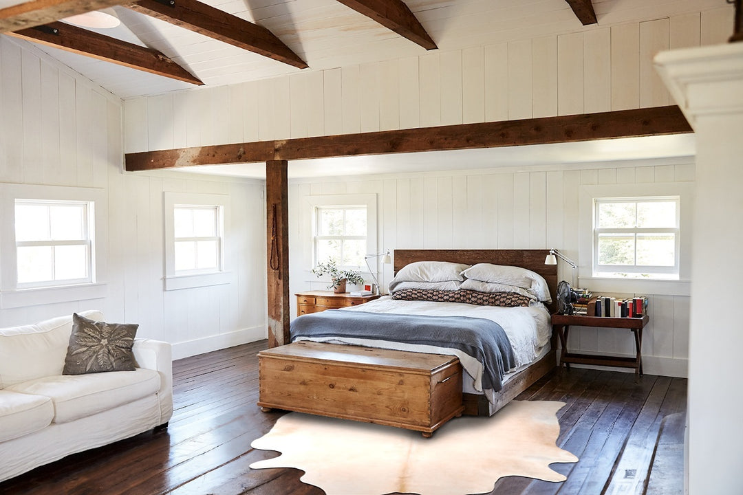 Palomino XX-Large Brazilian Cowhide Rug 7'8"H x 6'7"W #A31853 by Hudso