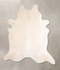 Beige XX-Large Brazilian Cowhide Rug 8'1