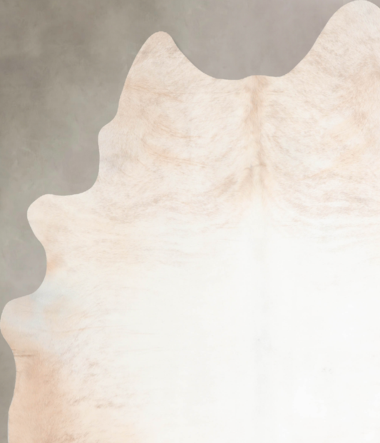 Ivory with Beige Cowhide Rug #A32020