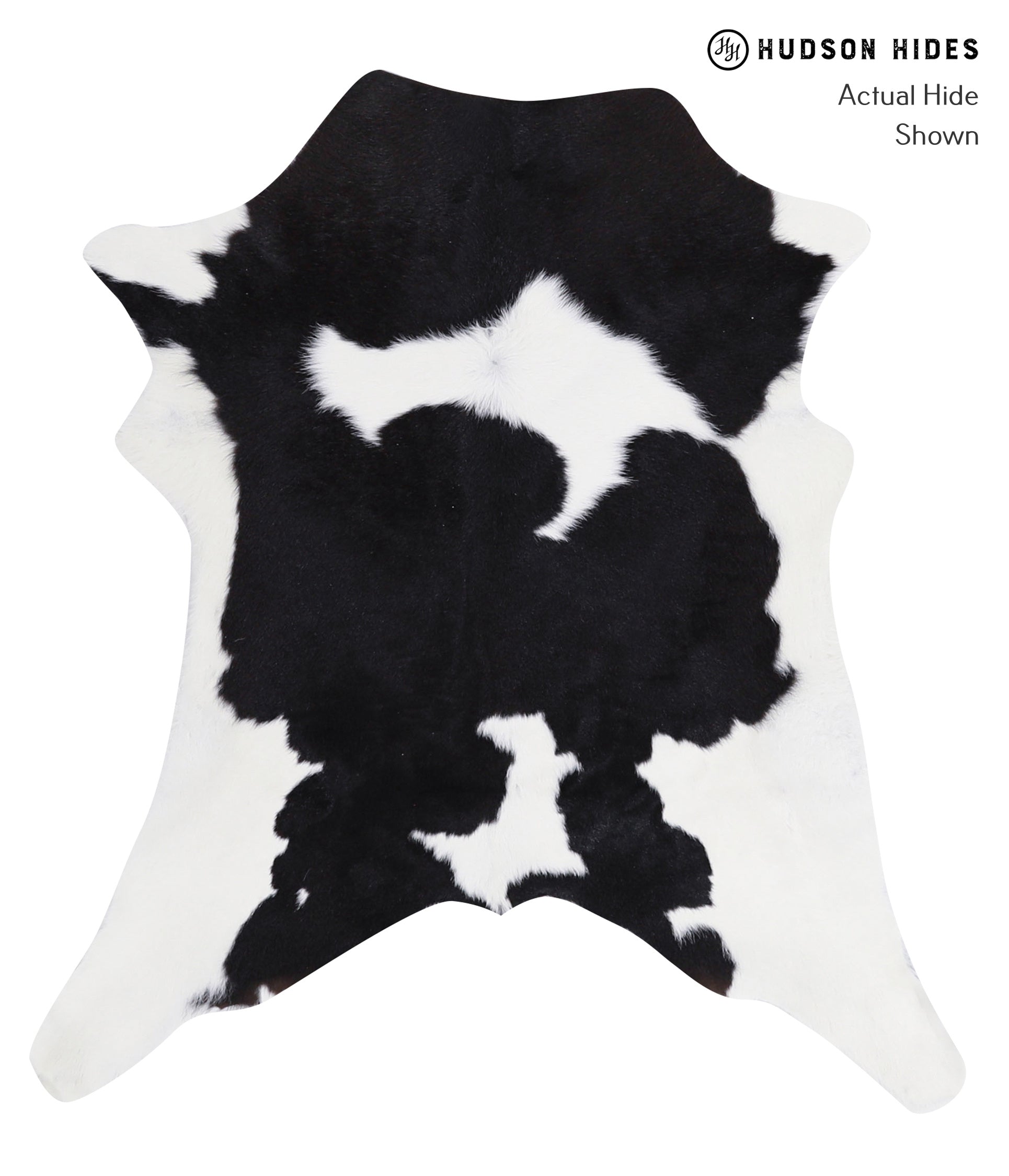 Calfhide Approx 2'3 A3226 by Hudson Hides Cowhides Direct