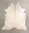 Ivory with Beige XX-Large Brazilian Cowhide Rug 8'3