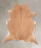 Beige XX-Large Brazilian Cowhide Rug 8'1