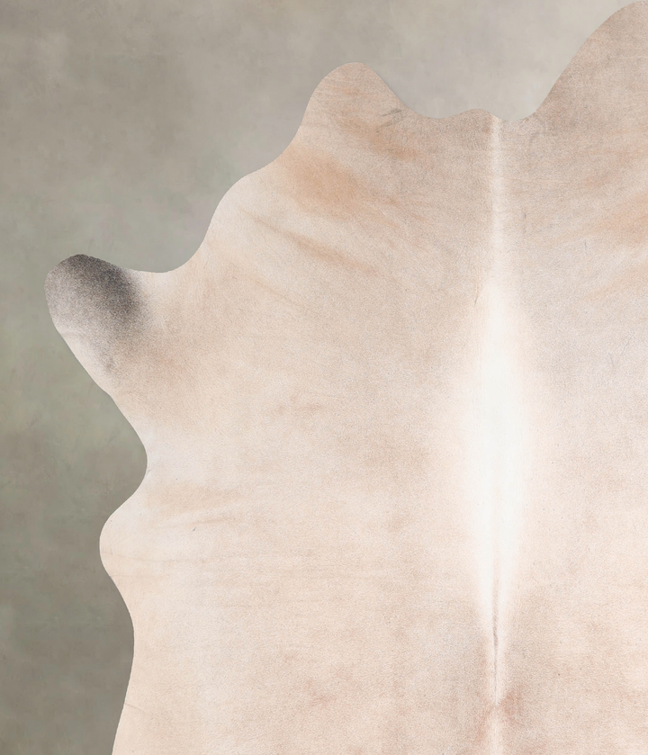 Champagne XX-Large Brazilian Cowhide Rug 7'7"H x 6'7"W #A32856 by Hudson Hides