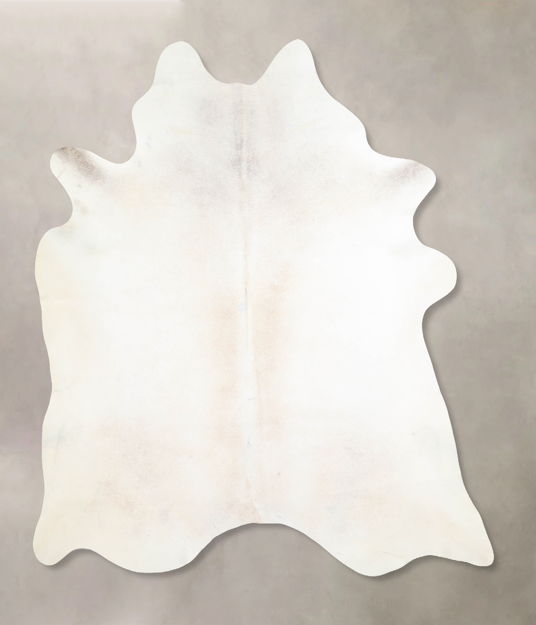 Light Grey X-Large Brazilian Cowhide Rug 7'0"H x 6'2"W #A32942 by Huds