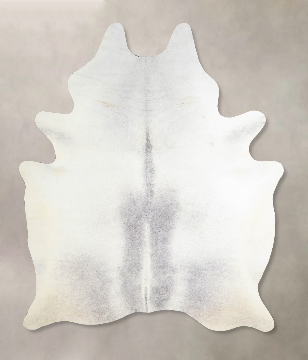 Medium Grey X-Large Brazilian Cowhide Rug 7'3"H x 5'11"W #A33526 by Hu