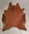 Solid Brown X-Large Brazilian Cowhide Rug 7'2