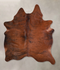Medium Brindle X-Large Brazilian Cowhide Rug 7'3