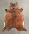Medium Brindle X-Large Brazilian Cowhide Rug 6'8