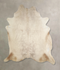 Champagne XX-Large Brazilian Cowhide Rug 7'11
